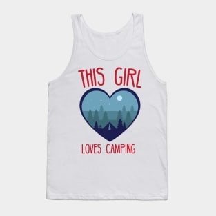 this girl loves camping Tank Top